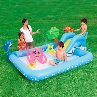 Piscina Hinchable Para Niños Bestway 53052 Acuario Centro De Juegos - Sweet Home