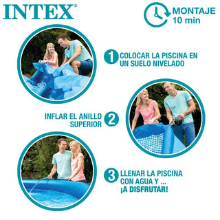 Piscina hinchable Redonda INTEX Easy Set 244 x 61 + Depuradora - Sweet Home