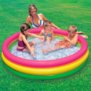 Piscina Infantil INTEX Hinchable Tricolor 114x25 cm - Sweet Home
