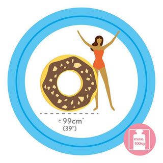 Rueda Donut Chocolate Intex - Sweet Home