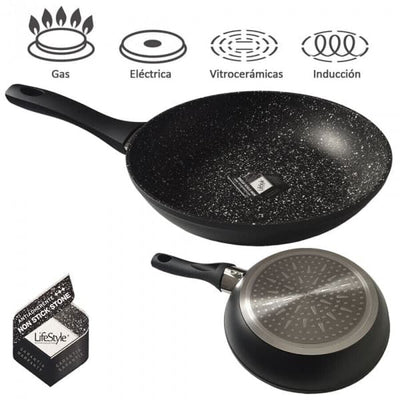 Sartén Aluminio Forjado Antiadherente Piedra 24cm - Sweet Home