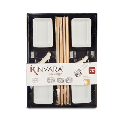 Set Sushi Blanco 12 Piezas - Sweet Home