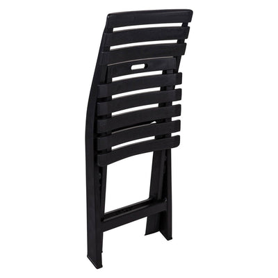 Silla de Resina Plegable Tevere Negra Progarden - Sweet Home