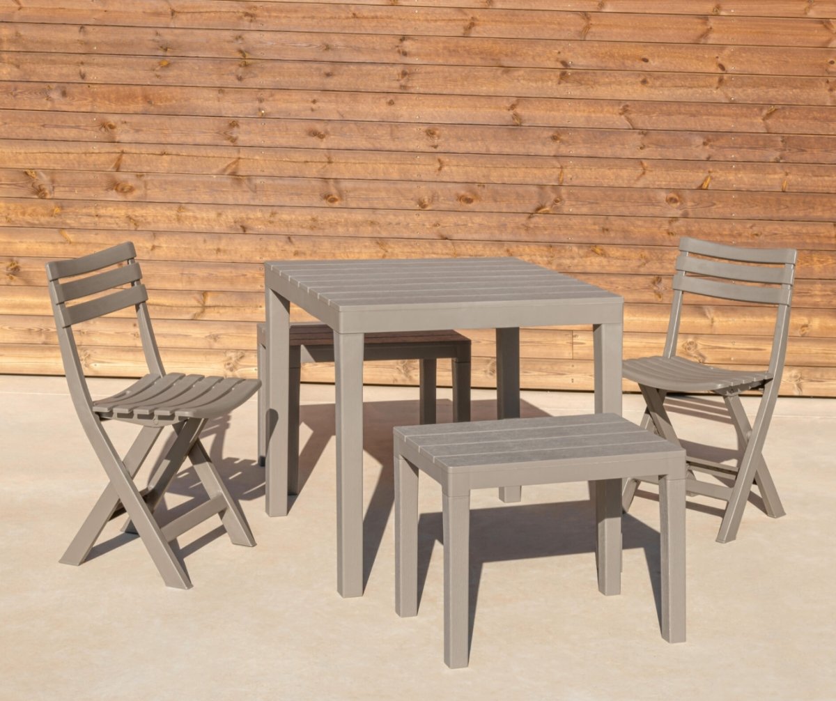 Silla de Resina Plegable Tevere Negra Progarden - Sweet Home