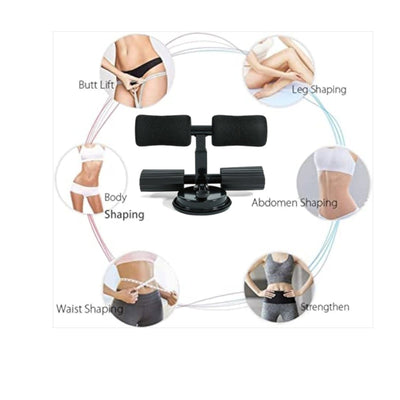 Soporte de suelo para hacer abdominales con ventosa color azul y acolchado de espuma - Sweet Home