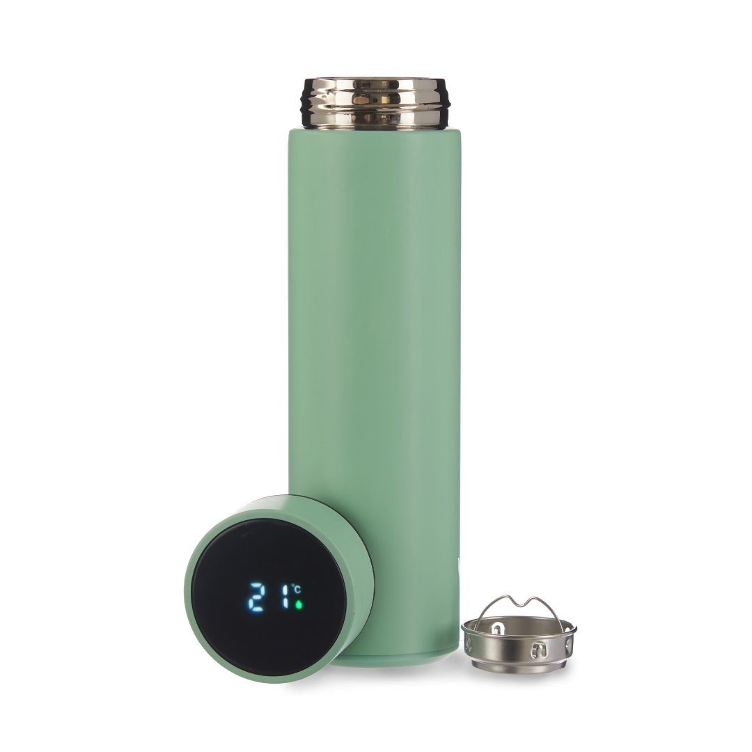 Termo inteligente 400ml Pantalla Led Acero Inox - Sweet Home