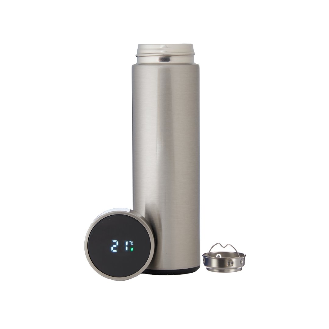 Termo inteligente 400ml Pantalla Led Acero Inox - Sweet Home