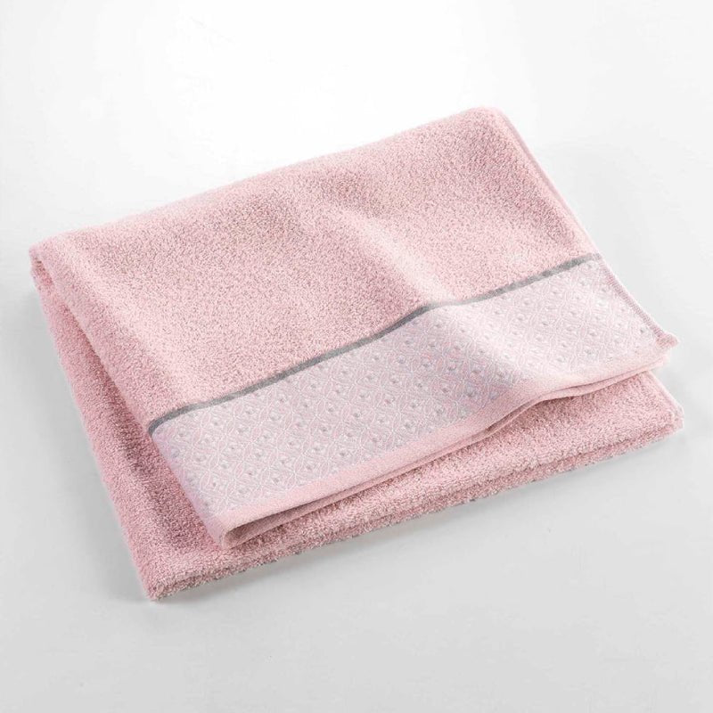 Toalla Baño 50 x 90 cm Felpa Lisa Jacquard Gris - Sweet Home