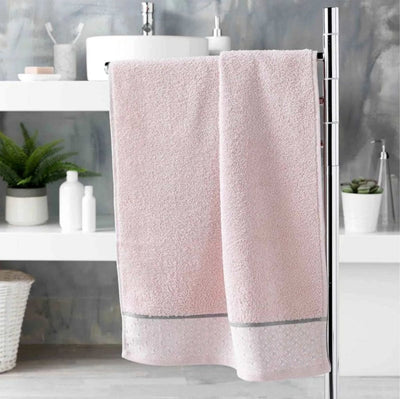 Toalla Ducha 70 x 130 cm Felpa Lisa Jacquard - Sweet Home